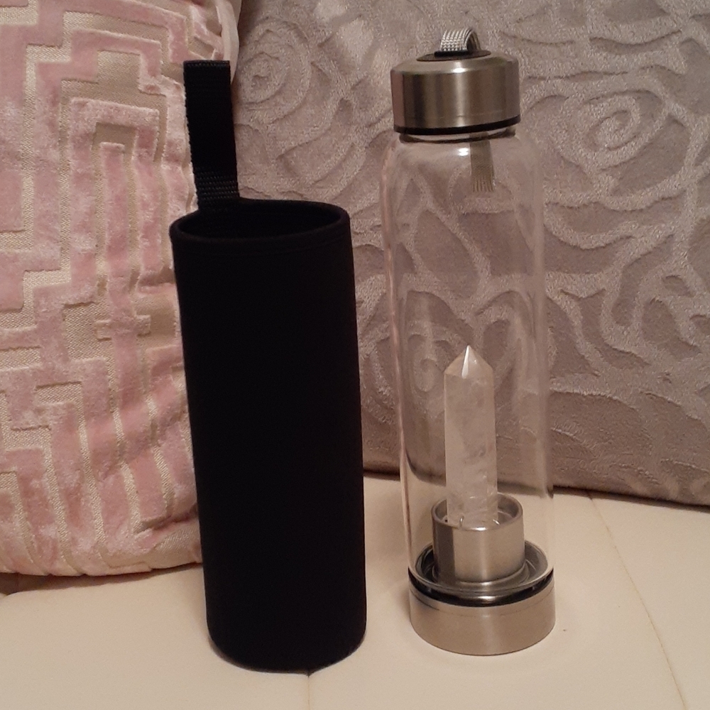Natural Quartz Water Bottle